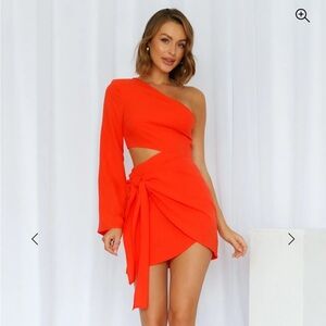 Runaway Nami Mini Dress Fire